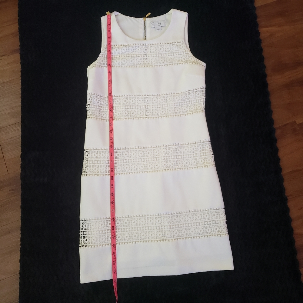 Jessica Simpson white sleeveless dress size 2 - Picture 9 of 11